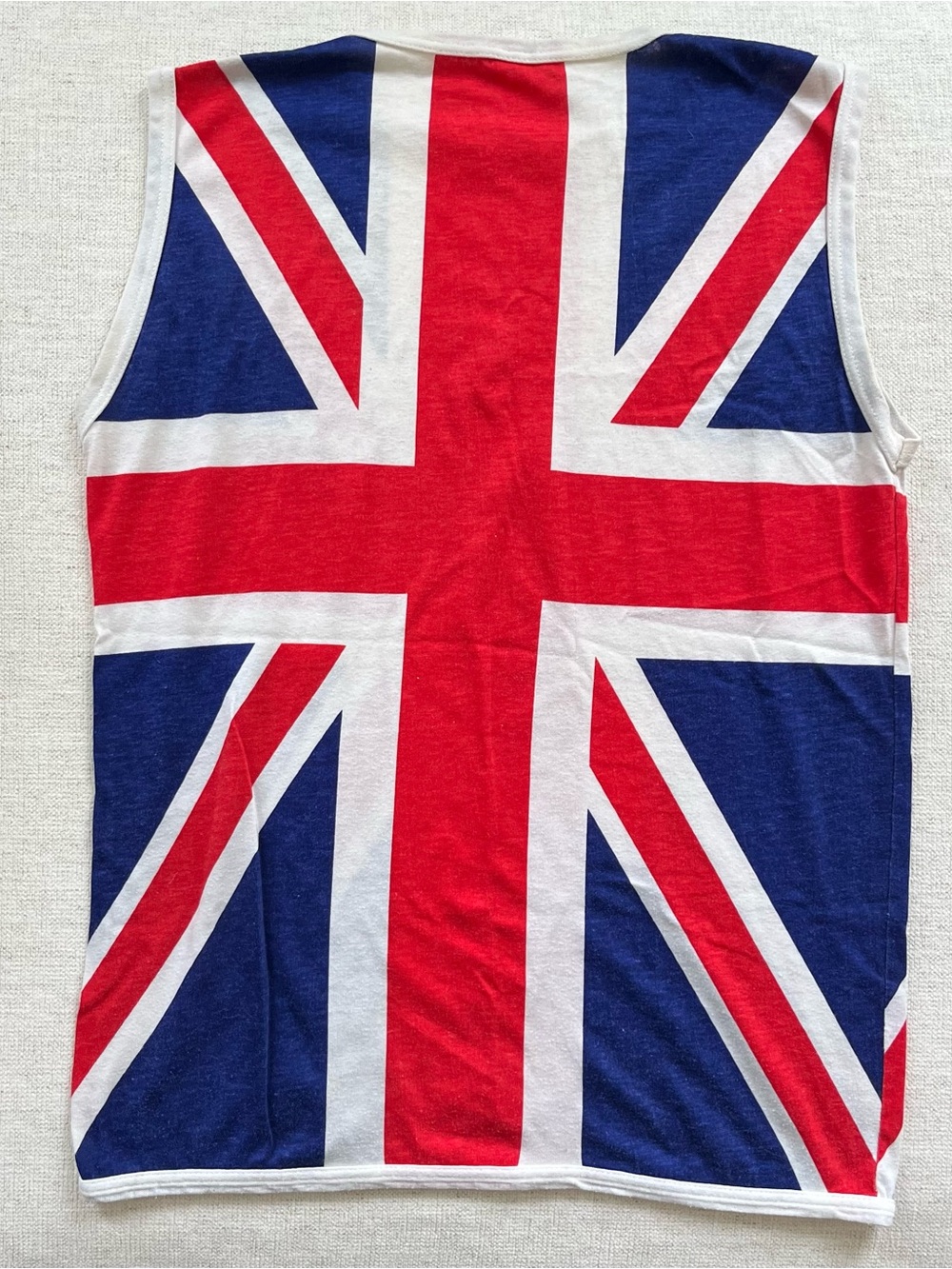 Def Leppard Union Jack Sleeveless Band Tee - Picture 2 of 5